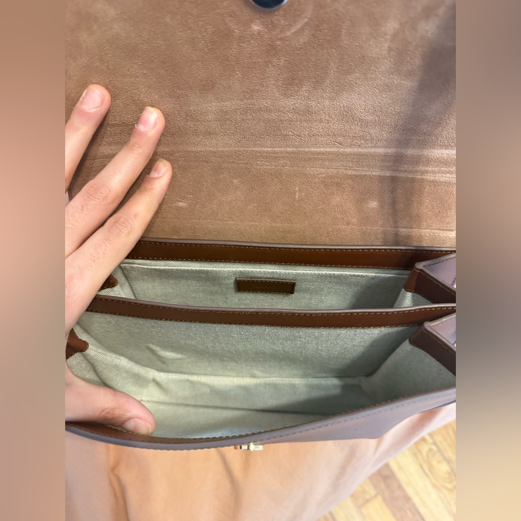 A.P.C. Sarah Tan Leather Shoulder Bag — image 4 of 8